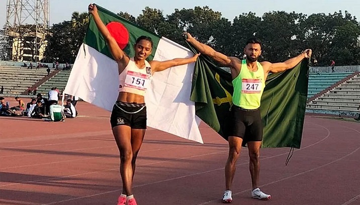 দেশের দ্রুততম মানব মানবী ইমরান ও শিরিন